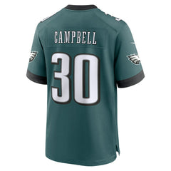 Jihaad Campbell Philadelphia Eagles 2025 NFL Draft First Round Pick Game Jersey - Green - Nike