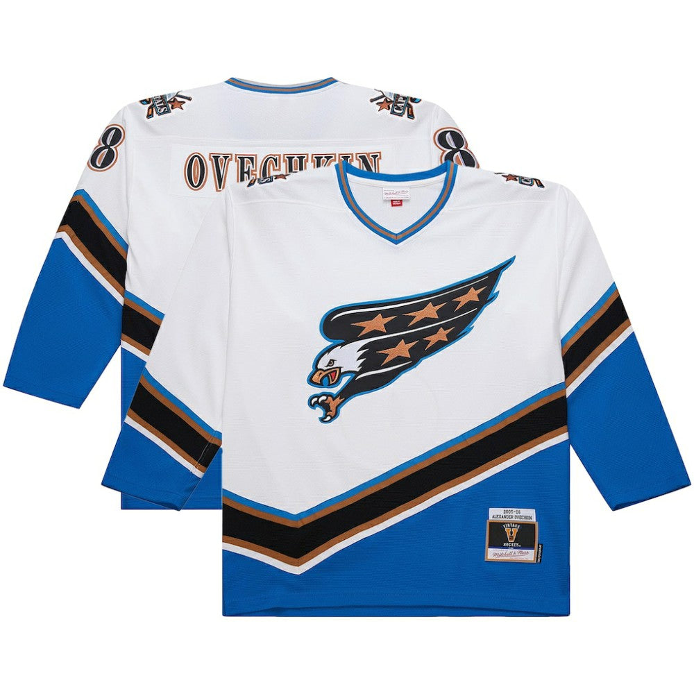 Alexander Ovechkin Washington Capitals Mitchell & Ness Big & Tall 2005/06 Power Play Jersey - White | NHL online