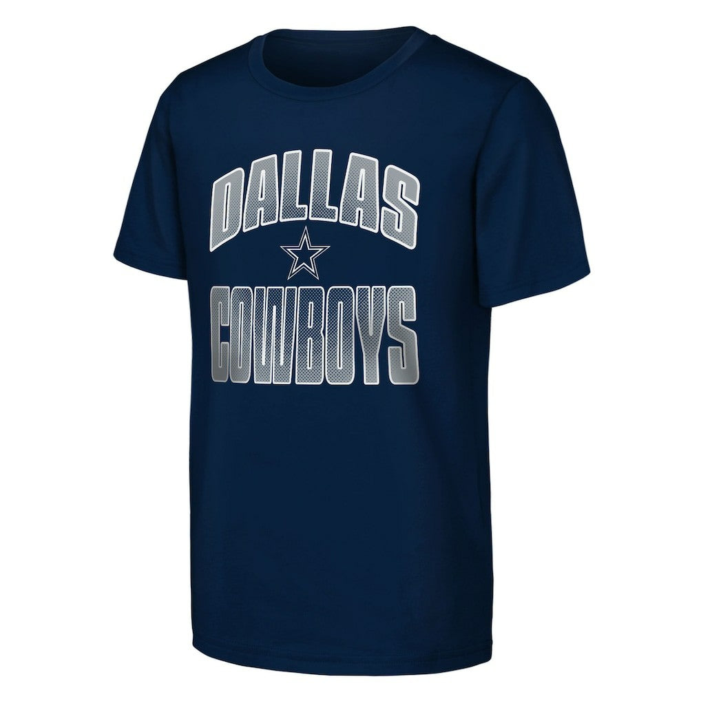 Dallas Cowboys Outerstuff Youth Never Quit 2-Pack T-Shirt Set - Navy - NFL