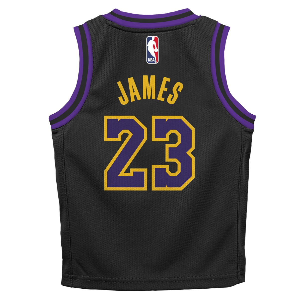 Nike LeBron James Los Angeles Lakers Preschool 2025/26 City Edition Swingman Jersey Black