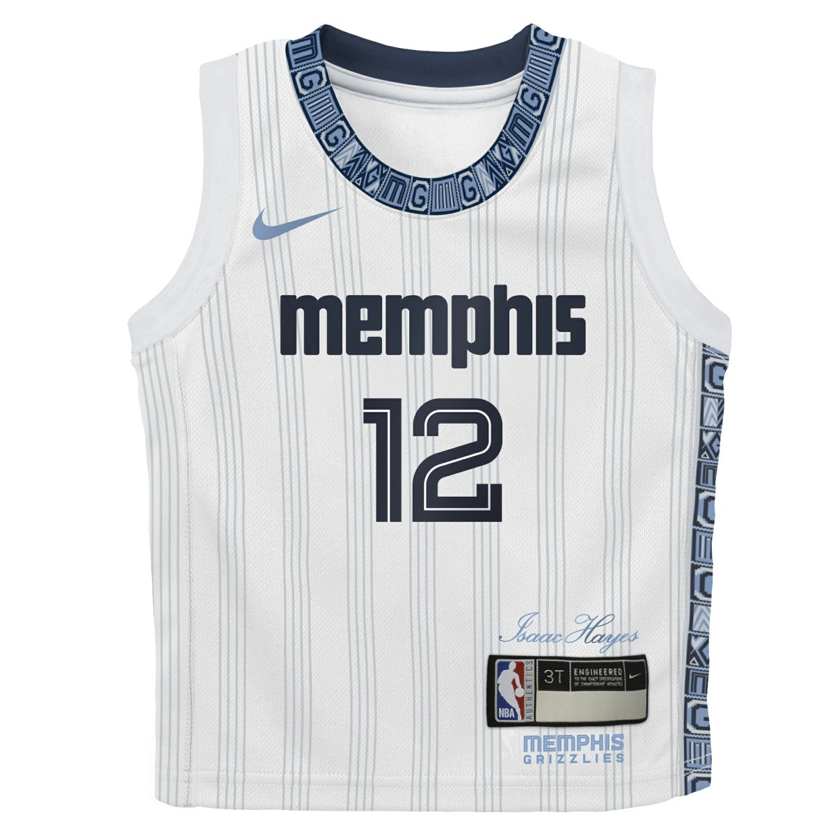 Nike Ja Morant Memphis Grizzlies Preschool 2025/26 City Edition Swingman Jersey White