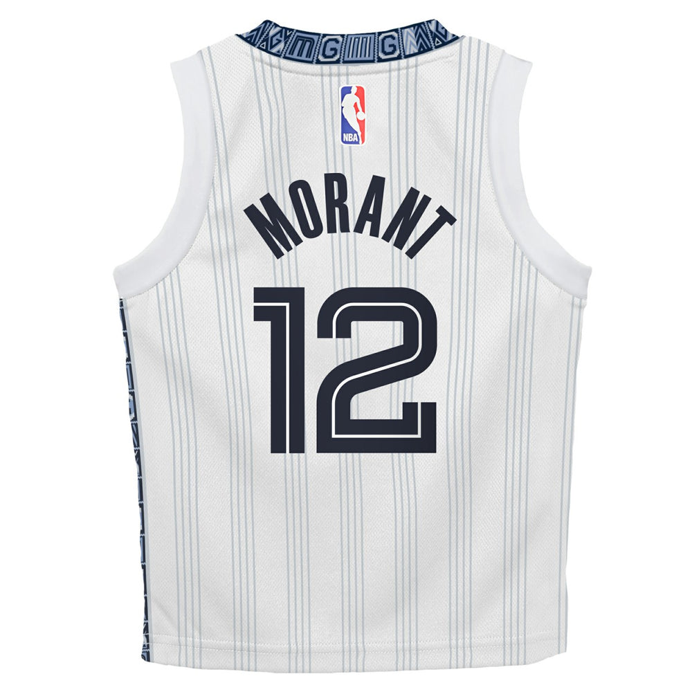 Nike Ja Morant Memphis Grizzlies Preschool 2025/26 City Edition Swingman Jersey White