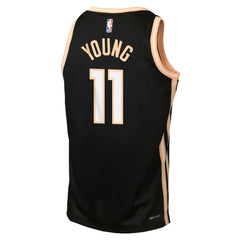 Nike Trae Young Atlanta Hawks Youth 2025/26 City Edition Swingman Jersey Black