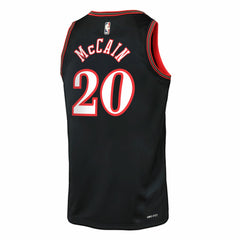 Nike Jared McCain Philadelphia 76ers Youth Swingman Jersey Classic Edition Black