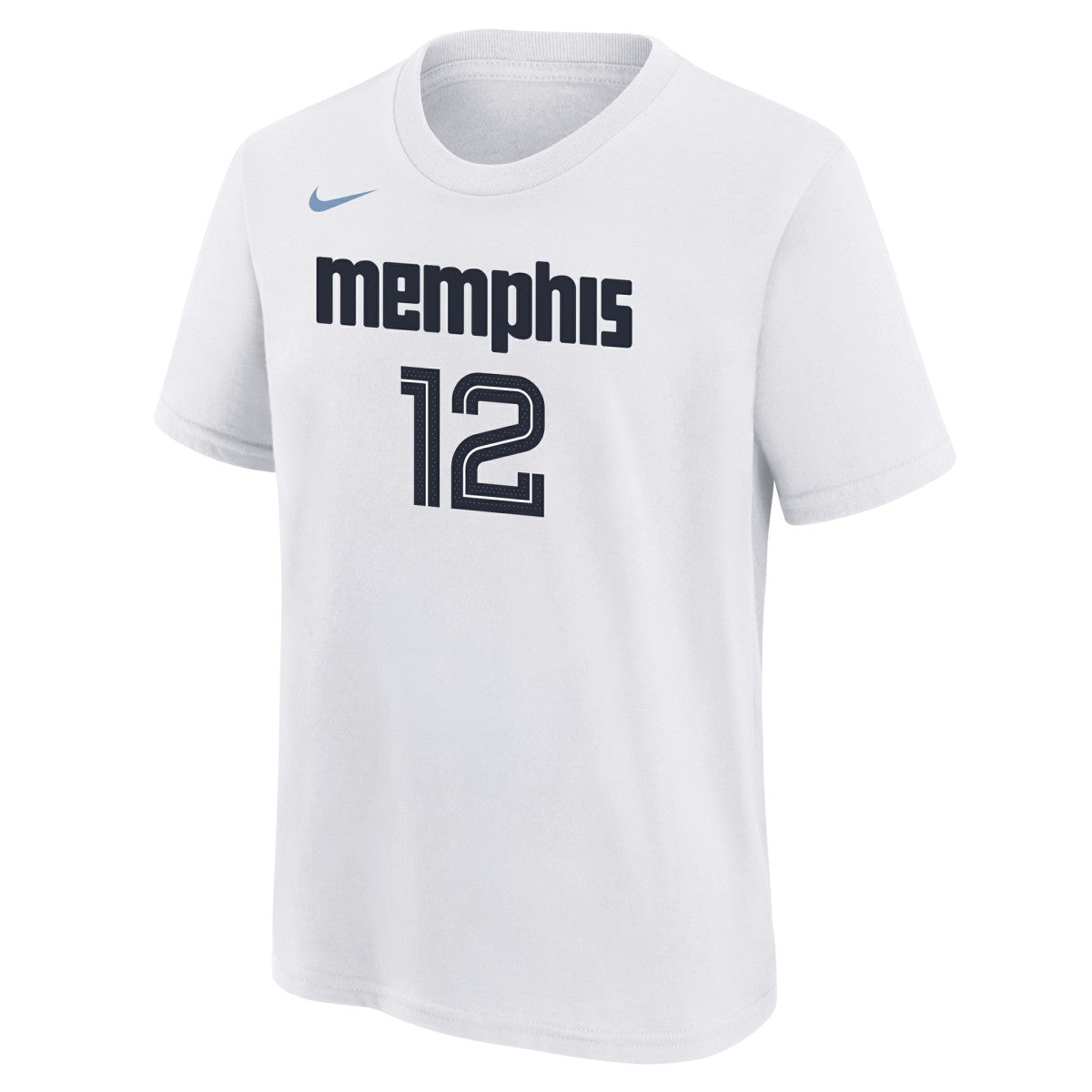 Nike Ja Morant Memphis Grizzlies Youth 2025/26 City Edition Name & Number T-Shirt White