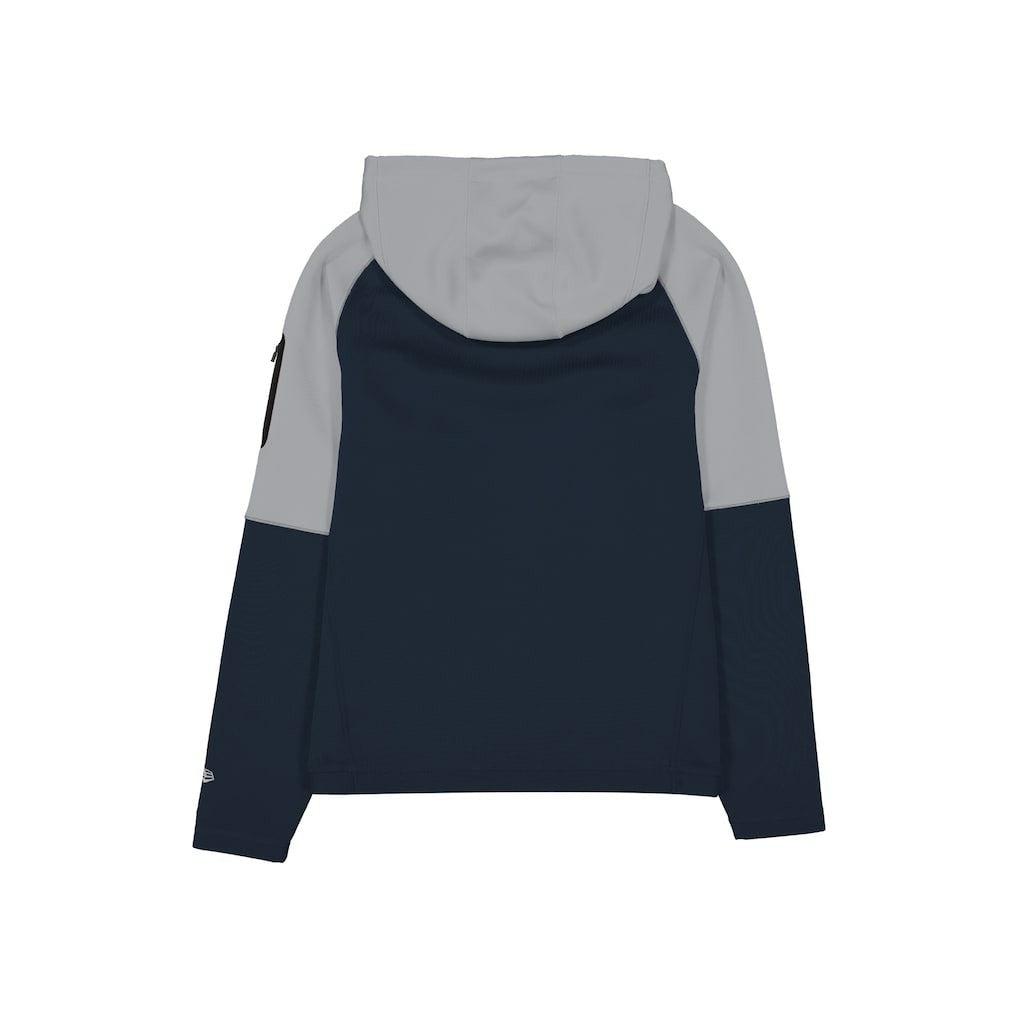 Dallas Cowboys New Era Combine Authentic Color Block Raglan Pullover Hoodie - Navy - NFL