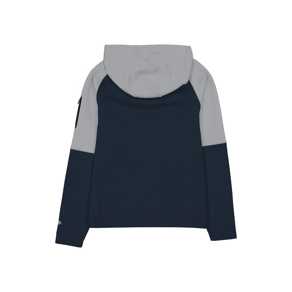 Dallas Cowboys New Era Combine Authentic Color Block Raglan Pullover Hoodie - Navy - NFL