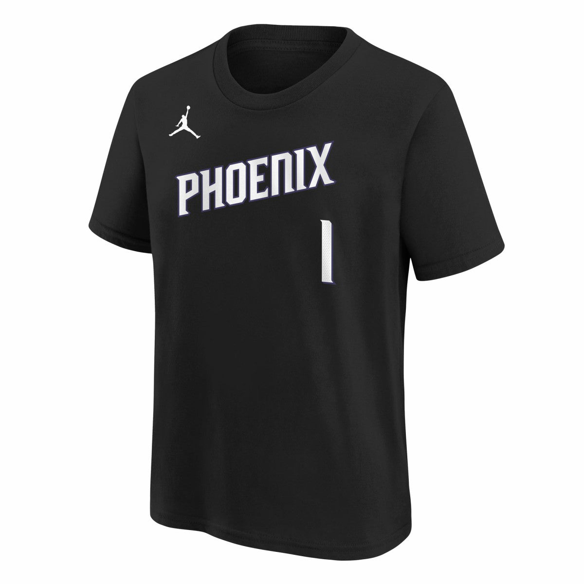 Devin Booker Phoenix Suns Jordan Brand Youth Statement Edition Name & Number T-Shirt Black