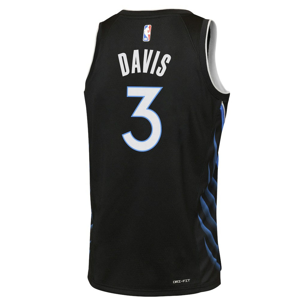 Nike Anthony Davis Dallas Mavericks Youth 2025/26 City Edition Swingman Jersey Black