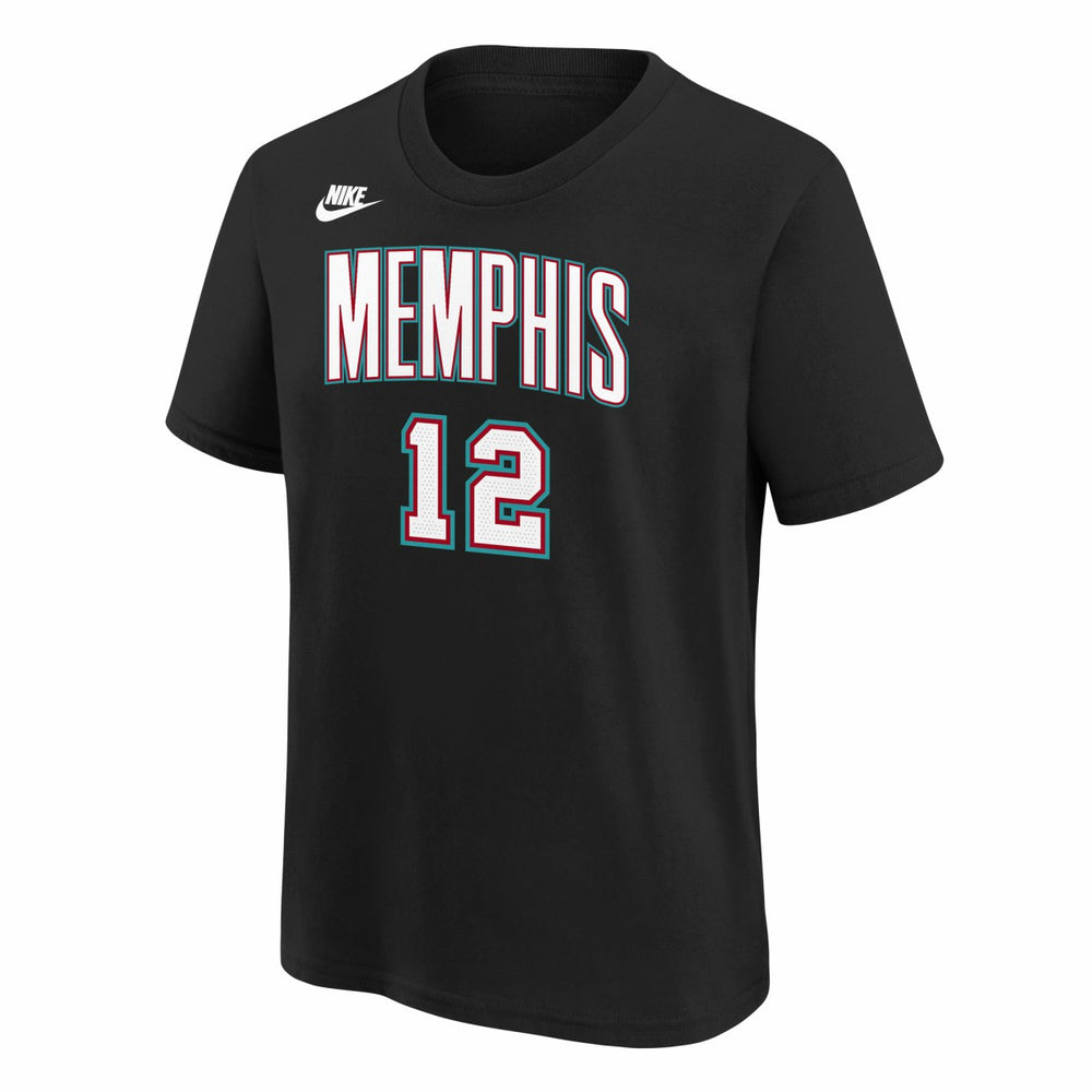 Nike Ja Morant Memphis Grizzlies Youth Name & Number T-Shirt Classic Edition Black