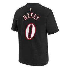 Nike Tyrese Maxey Philadelphia 76ers Youth Name & Number T-Shirt Classic Edition Black