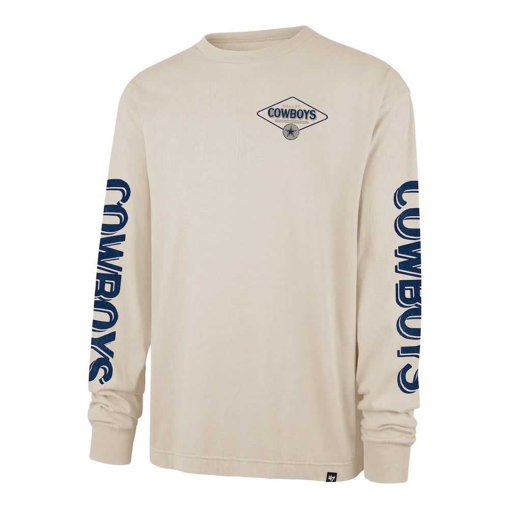 Dallas Cowboys '47 Cairn Ravine Foundation Long Sleeve T-Shirt - Tan - 47 brand