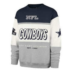 Dallas Cowboys '47 Breeze Maximalist Sweatshirt - Navy/Gray - 47 brand