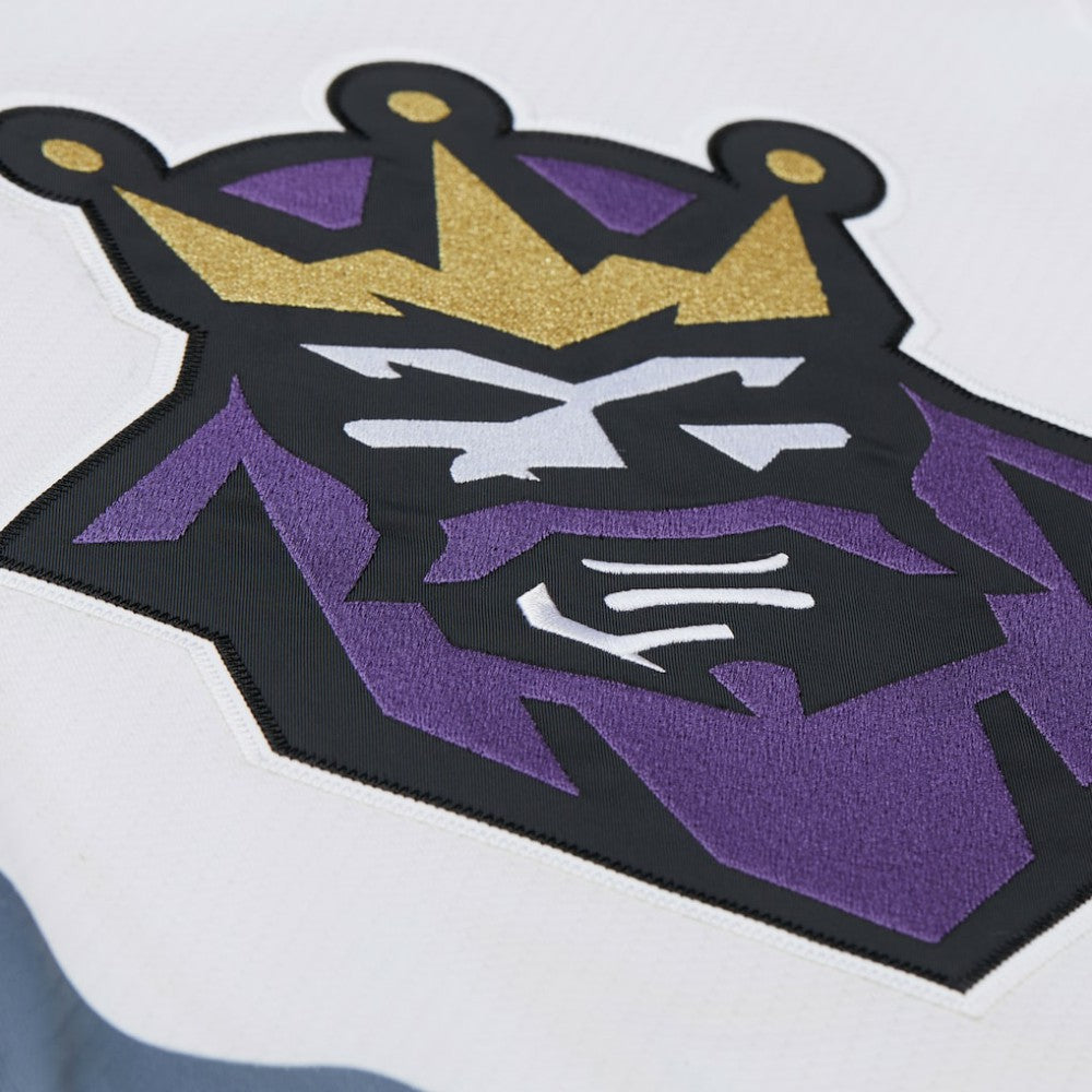 Wayne Gretzky Los Angeles Kings Mitchell & Ness Big & Tall 1995-96 Blue Line 2.0 Jersey - White | NHL Clearance