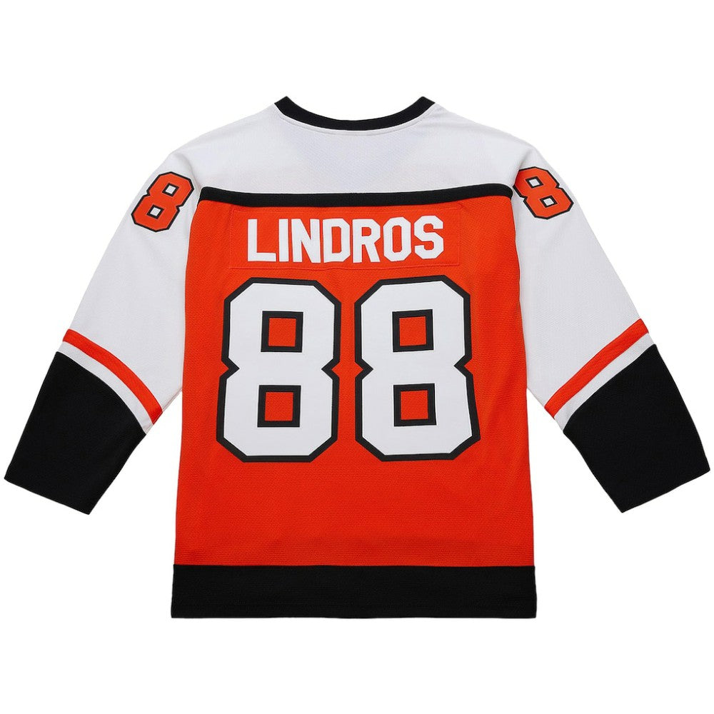 Eric Lindros Philadelphia Flyers Mitchell & Ness Big & Tall 1996-97 Blue Line 2.0 Jersey - Orange | NHL Clearance