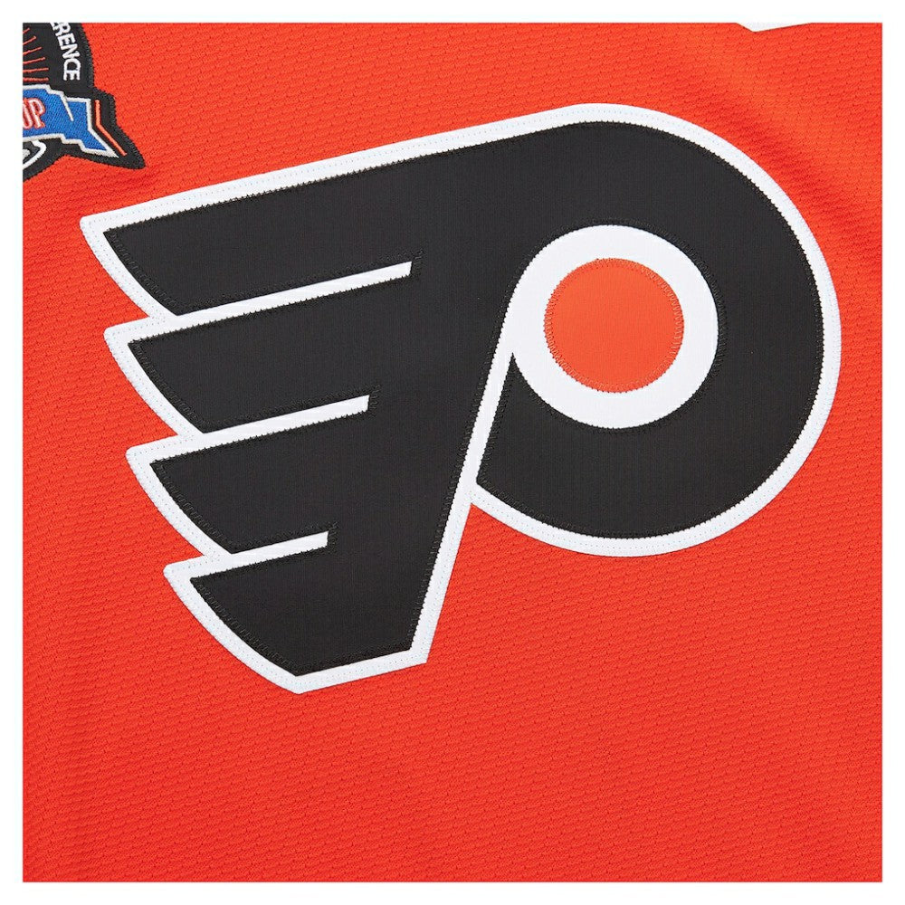 Eric Lindros Philadelphia Flyers Mitchell & Ness Big & Tall 1996-97 Blue Line 2.0 Jersey - Orange | NHL Clearance