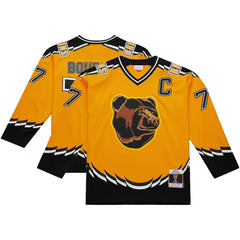 Ray Bourque Boston Bruins Mitchell & Ness Big & Tall 1996-97 Blue Line 2.0 Jersey - Gold | NHL on sale