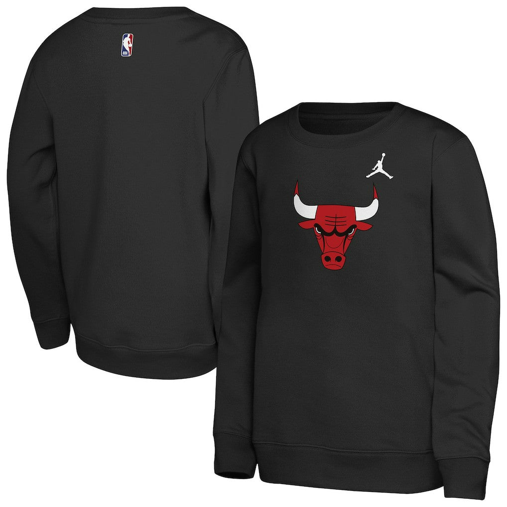 Chicago Bulls Jordan Brand Youth Courtside Statement Edition Sweatshirt Black