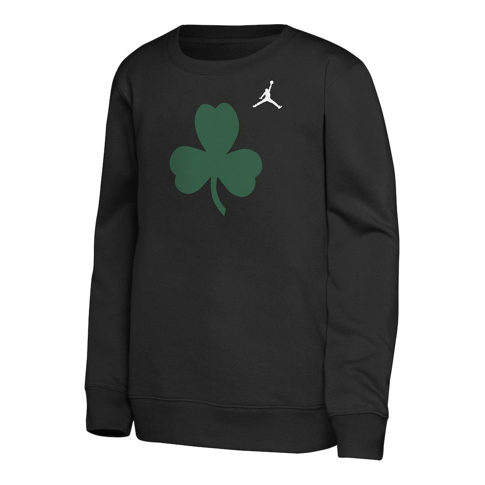 Boston Celtics Jordan Brand Youth Courtside Statement Edition Sweatshirt Black