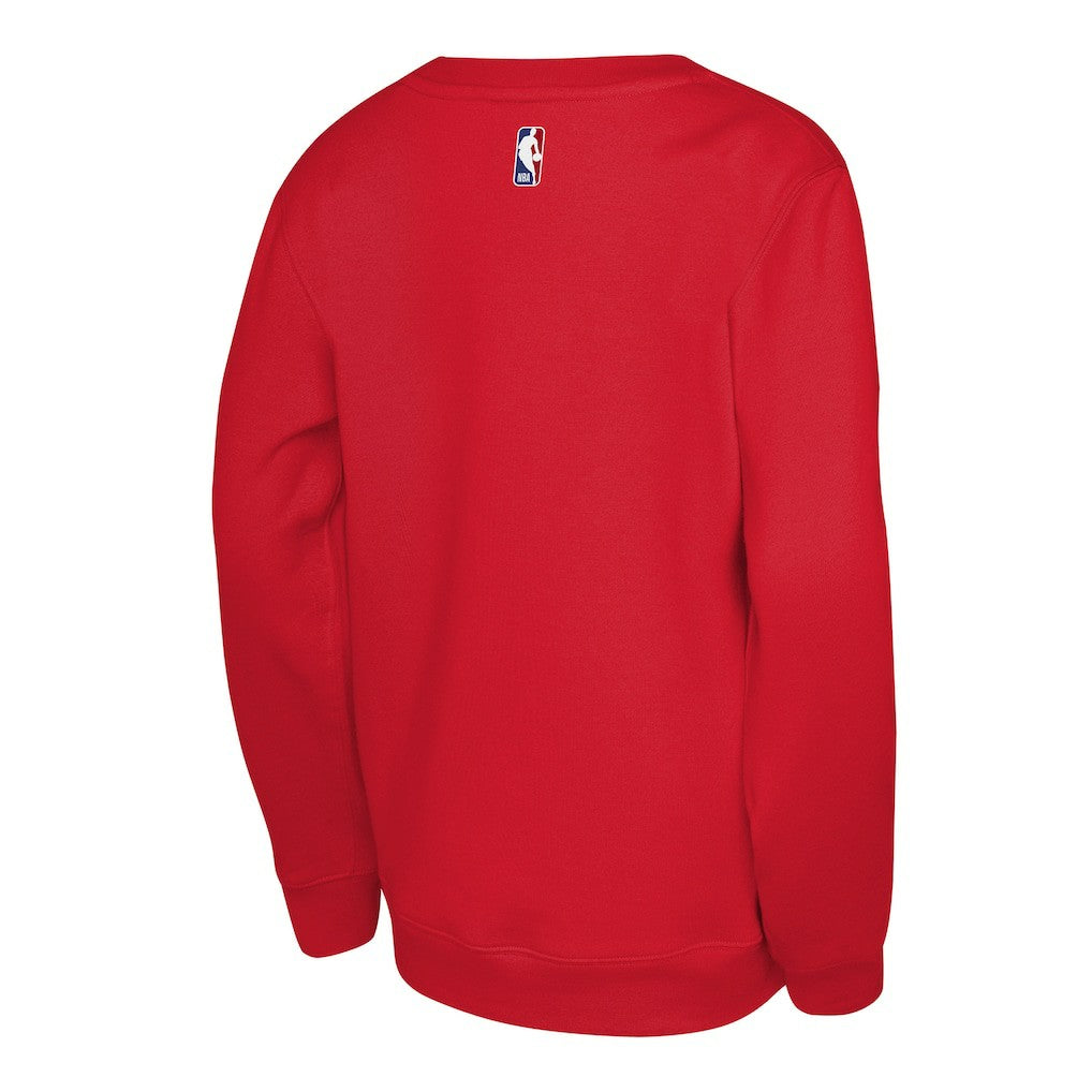 Philadelphia 76ers Jordan Brand Youth Courtside Statement Edition Sweatshirt Red