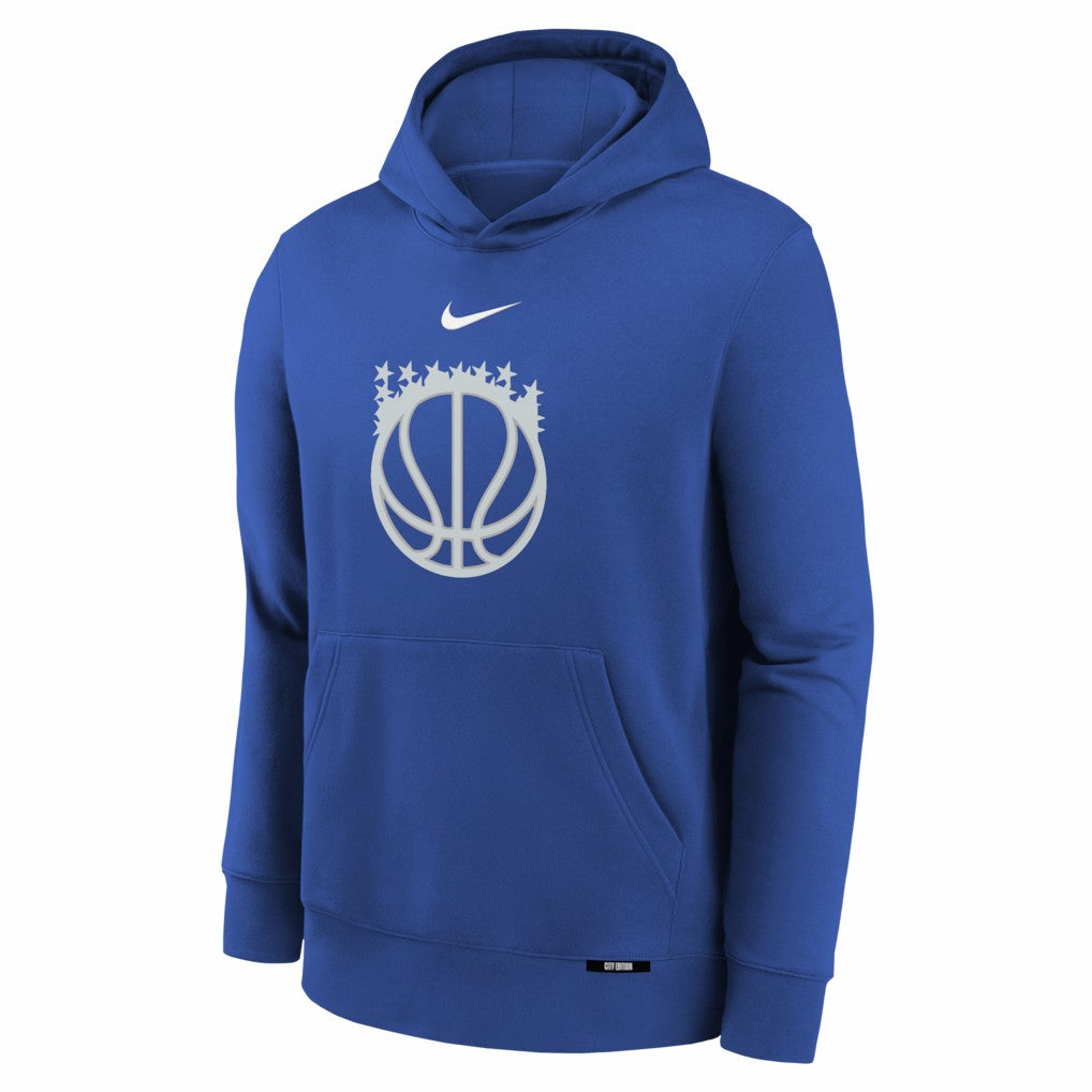 Nike Orlando Magic Youth 2025/26 City Edition Club Fleece Pullover Hoodie Royal