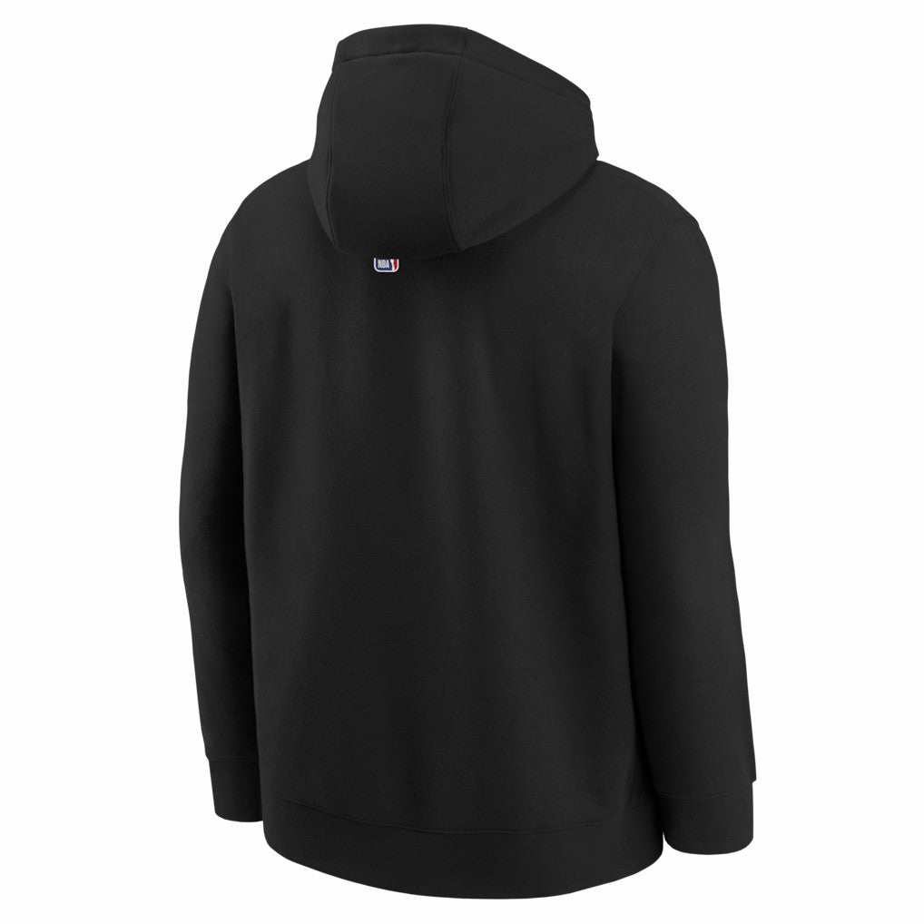 Nike Atlanta Hawks Youth 2025/26 City Edition Club Fleece Pullover Hoodie Black