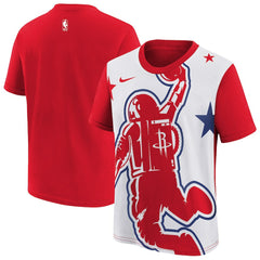 Nike Houston Rockets Youth 2025/26 City Edition Max90 T-Shirt Red/White