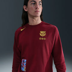 Nike - Barcelona Special Edition Club Fleece Sweatshirt - Red