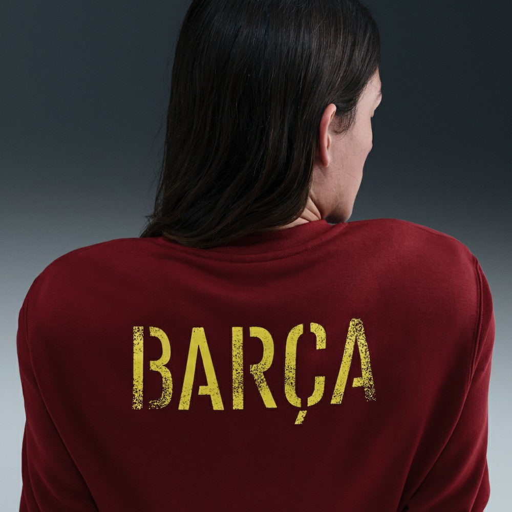 Nike - Barcelona Special Edition Club Fleece Sweatshirt - Red