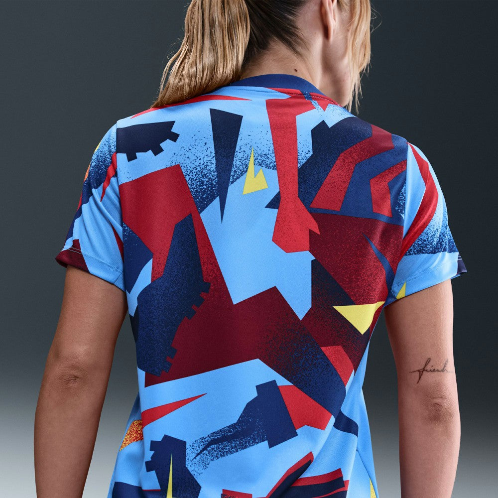 Nike - Barcelona Women's 2025/26 Academy Pro Pre-Match Performance Dri-FIT Top - Blue