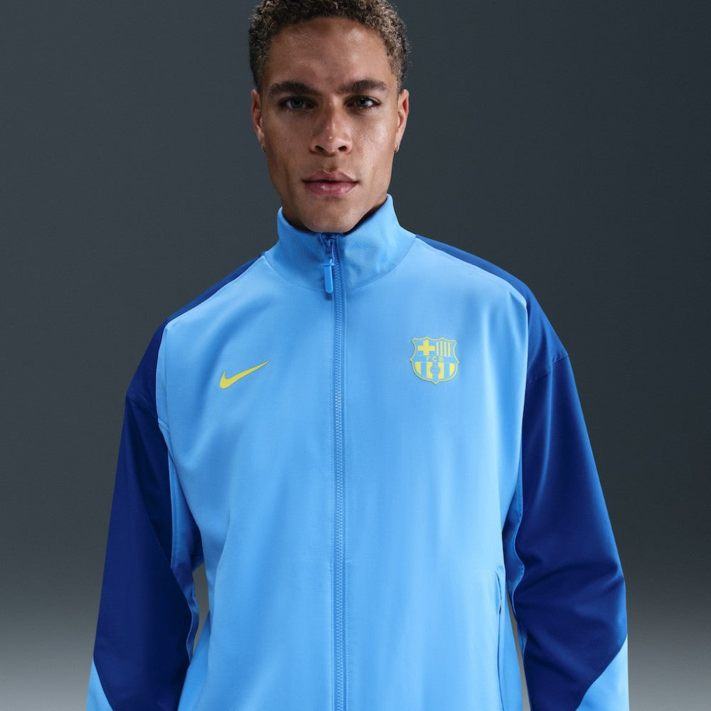 Nike - Barcelona Special Edition Strike Anthem Full-Zip Dri-FIT Jacket - Blue