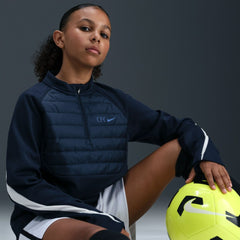 Nike - Chelsea Youth 2025/26 Academy Winter Warrior Drill Training Top - Navy