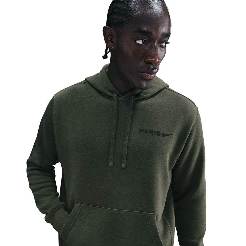 Nike - Paris Saint-Germain Club Fleece Hoodie - Olive