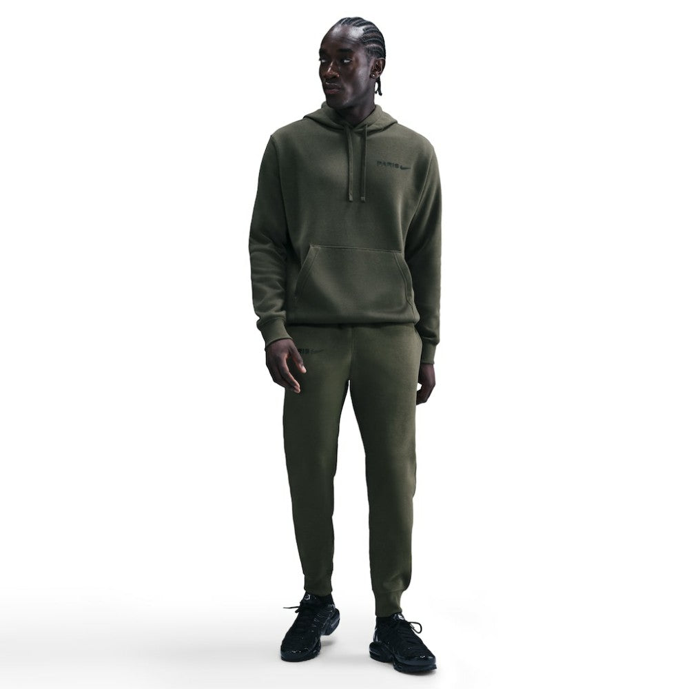 Nike - Paris Saint-Germain Club Fleece Hoodie - Olive