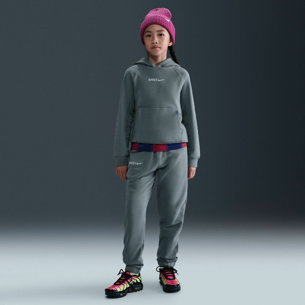 Nike - Barcelona Youth Air Raglan Hoodie - Gray