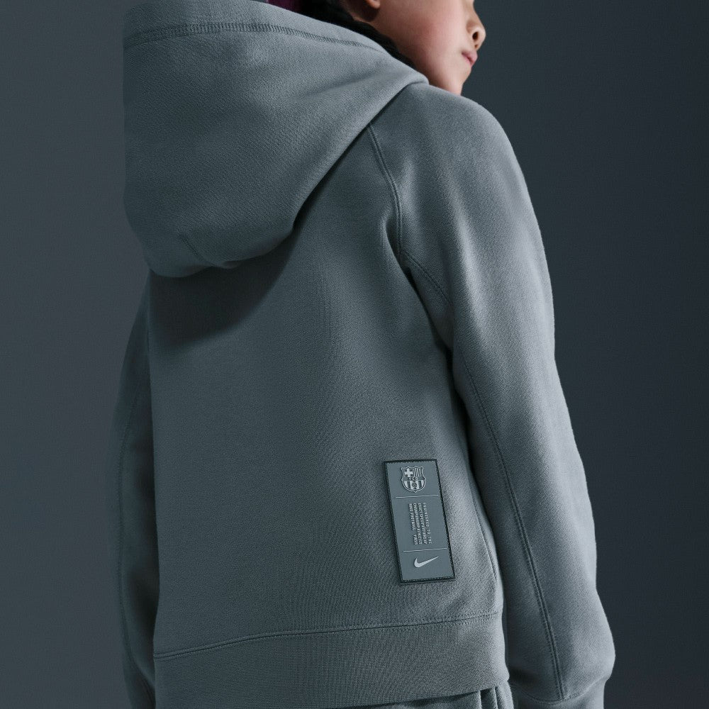 Nike - Barcelona Youth Air Raglan Hoodie - Gray