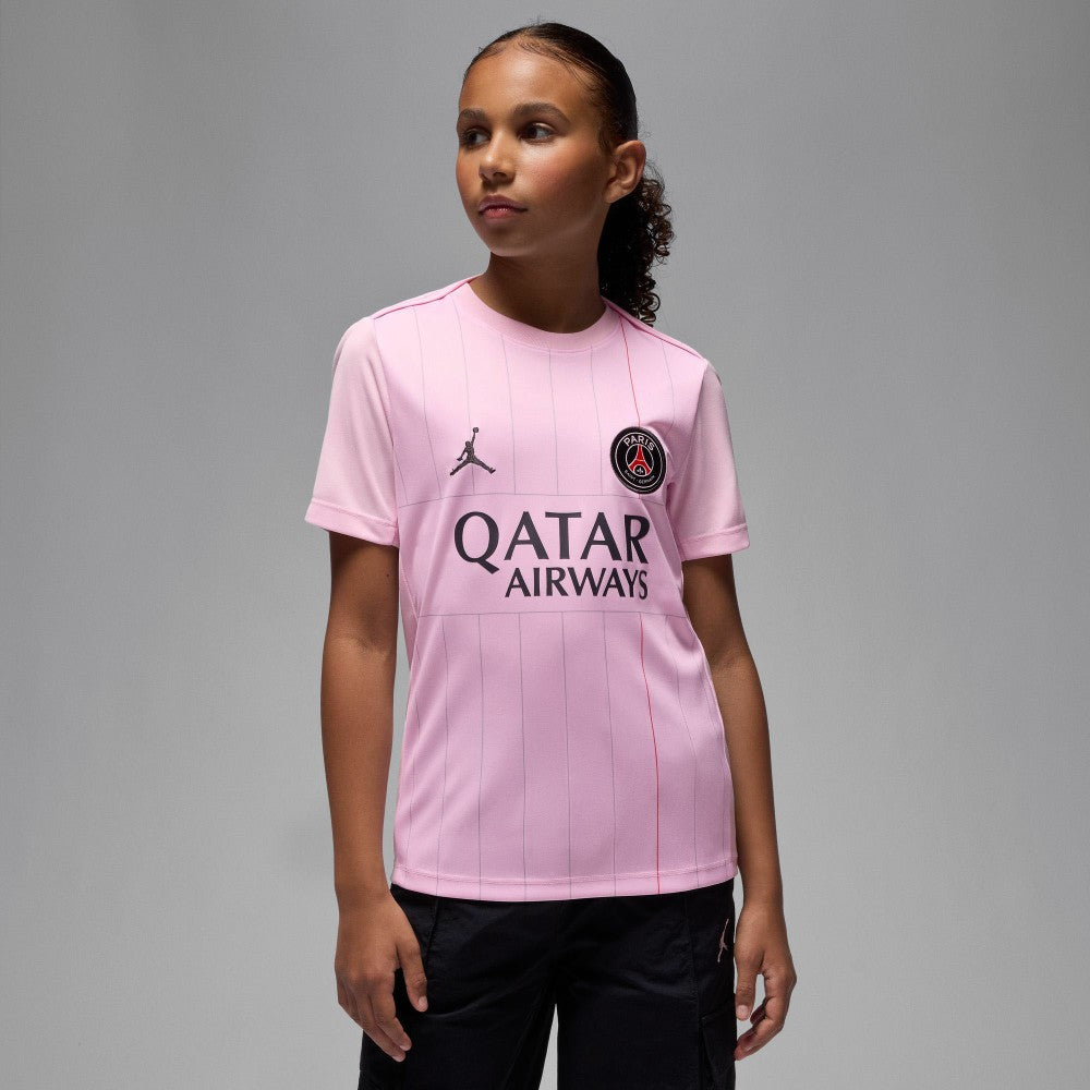Jordan - Paris Saint-Germain Jordan Brand Youth 2025/26 Fourth Academy Pro Pre-Match Top - Pink