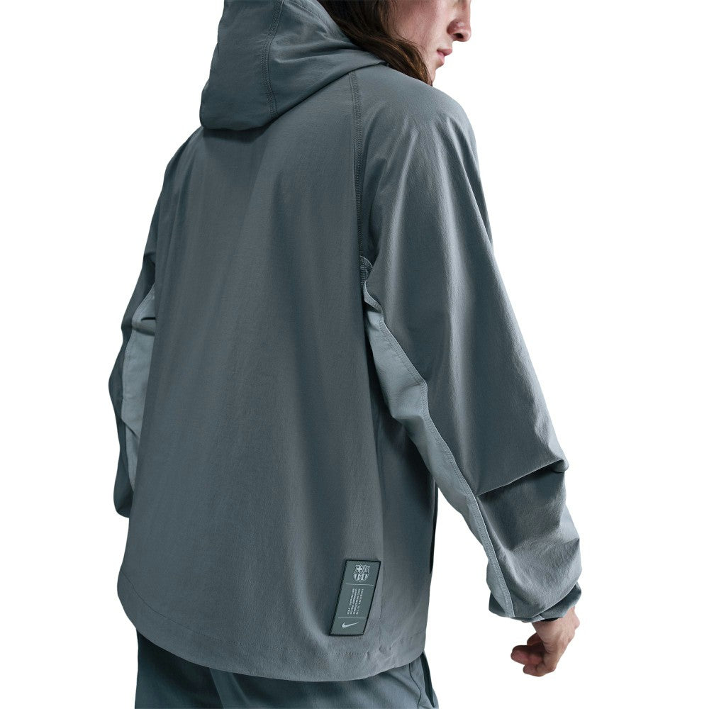 Nike - Barcelona Special Edition Full-Zip Woven Fleece Jacket - Gray