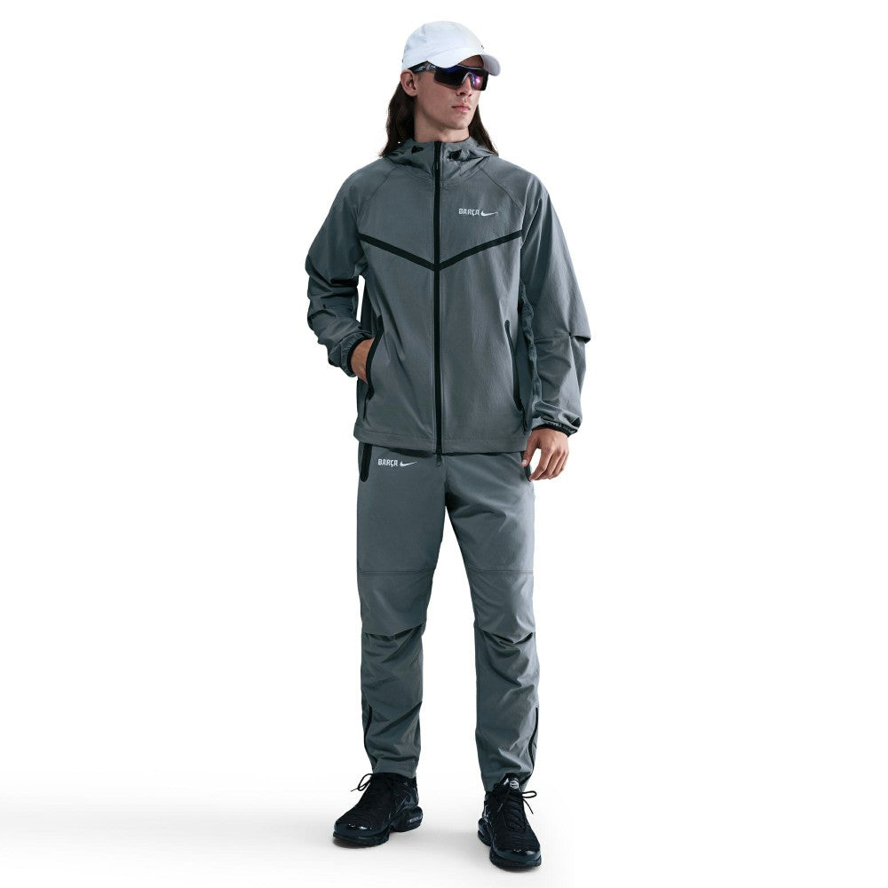 Nike - Barcelona Special Edition Full-Zip Woven Fleece Jacket - Gray