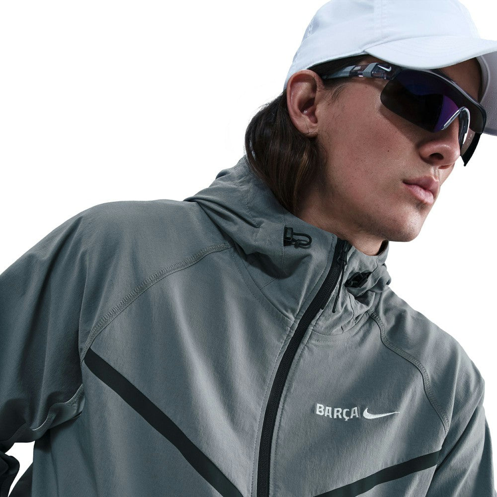 Nike - Barcelona Special Edition Full-Zip Woven Fleece Jacket - Gray