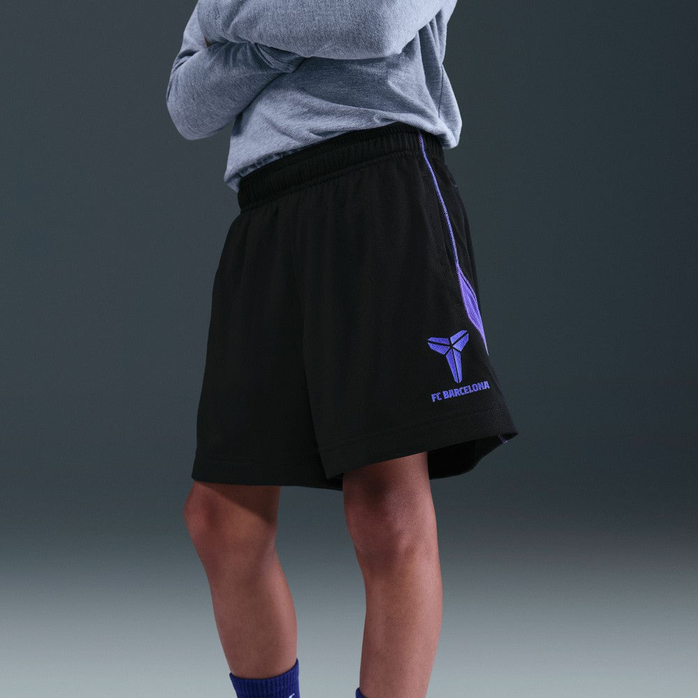 Nike - Barcelona Youth 2025/26 Away Kobe Fundamental Dri-FIT Shorts - Black