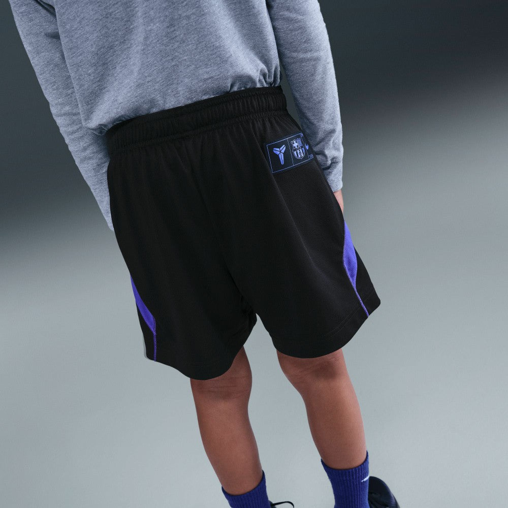 Nike - Barcelona Youth 2025/26 Away Kobe Fundamental Dri-FIT Shorts - Black