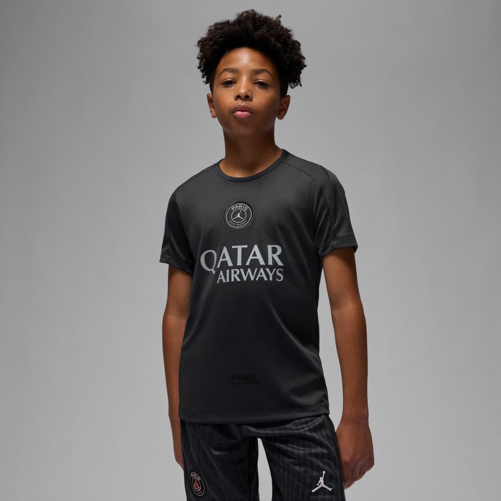 Jordan - Paris Saint-Germain Jordan Brand Youth 2025/26 Strike Fourth Training Top - Black