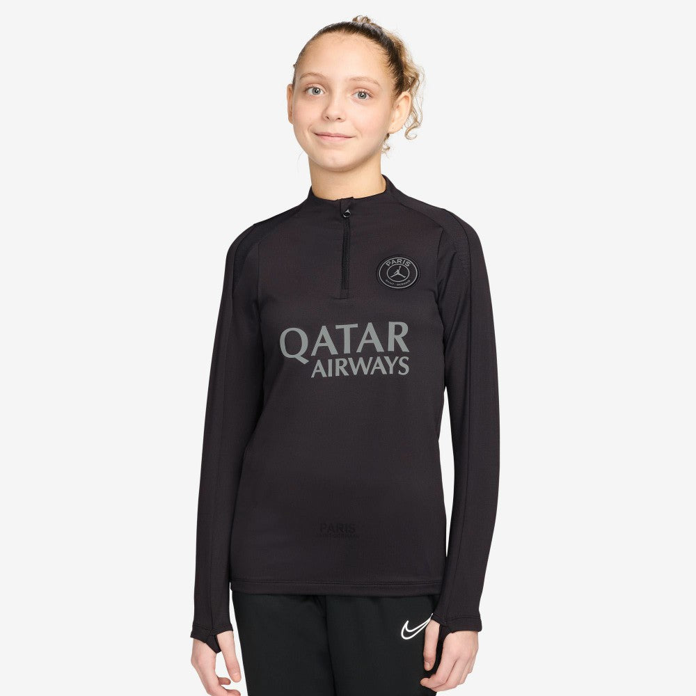 Jordan - Paris Saint-Germain Jordan Brand Youth 2025/26 Fourth Strike Training Drill Top - Black