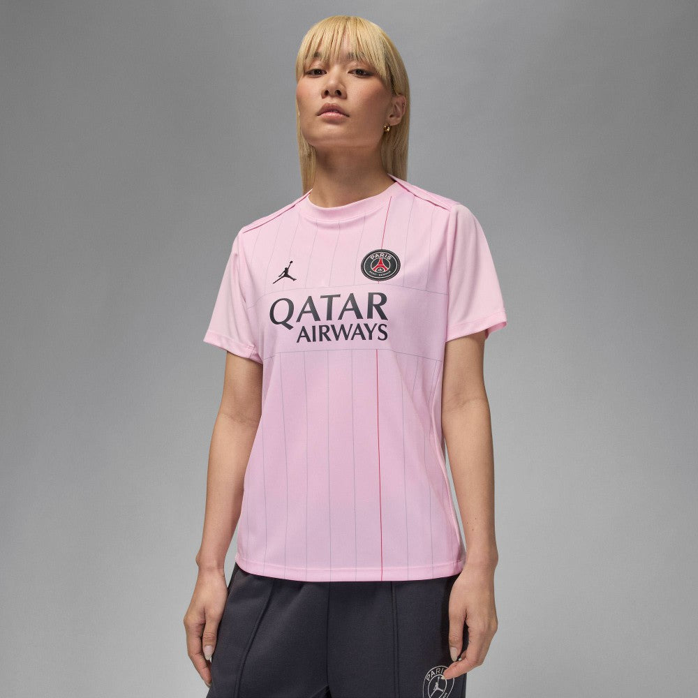 Nike - Paris Saint-Germain Women's 2025/26 Academy Pro Pre-Match Performance Dri-FIT Top - Pink