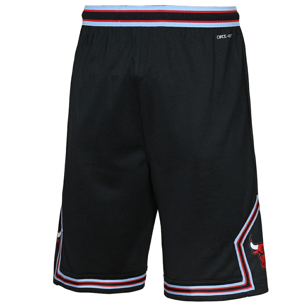 Nike Chicago Bulls Youth 2025/26 City Edition Swingman Performance Shorts Black