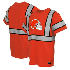 Cleveland Browns Safety Heavyweight T-Shirt - Orange - NFL