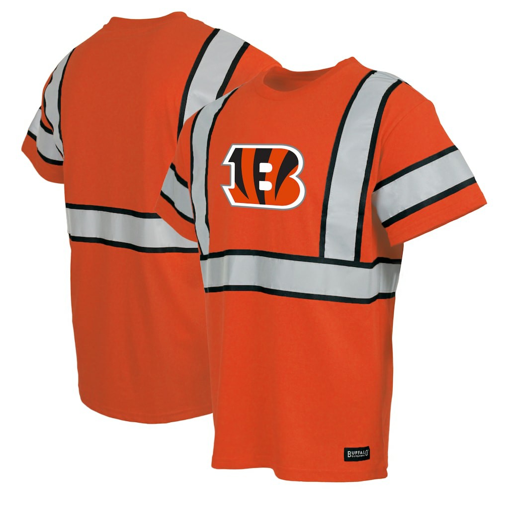 Cincinnati Bengals Safety Heavyweight T-Shirt - Orange - NFL