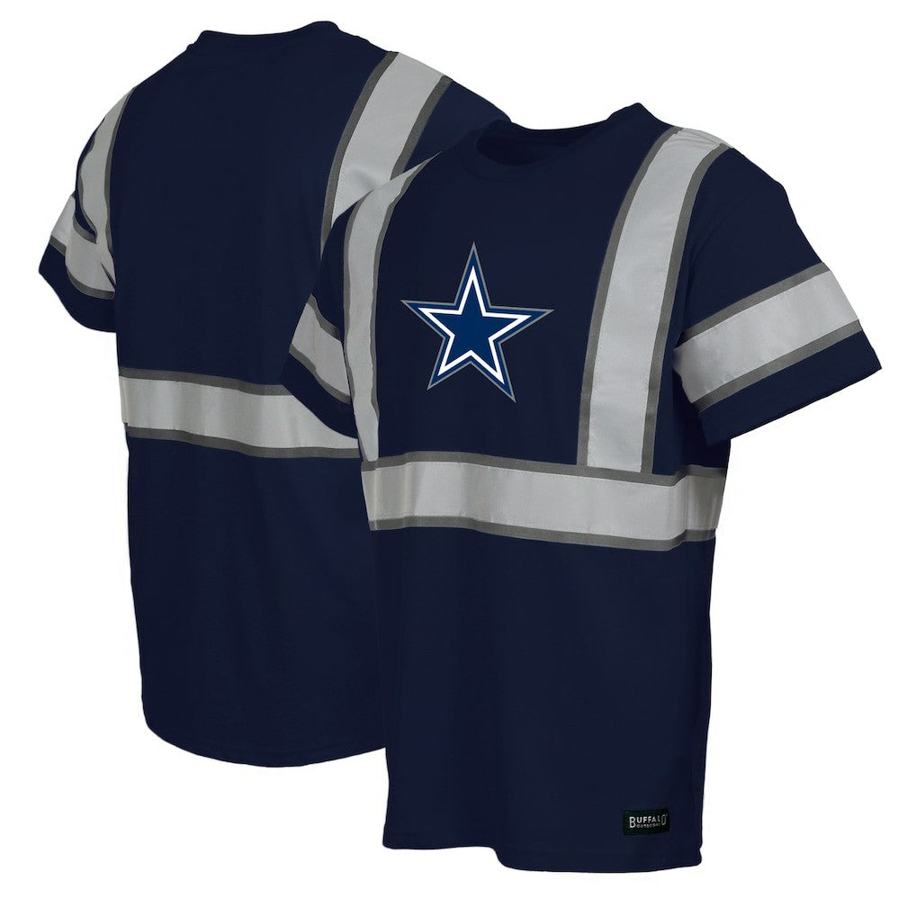 Dallas Cowboys Safety Heavyweight T-Shirt - Navy - NFL
