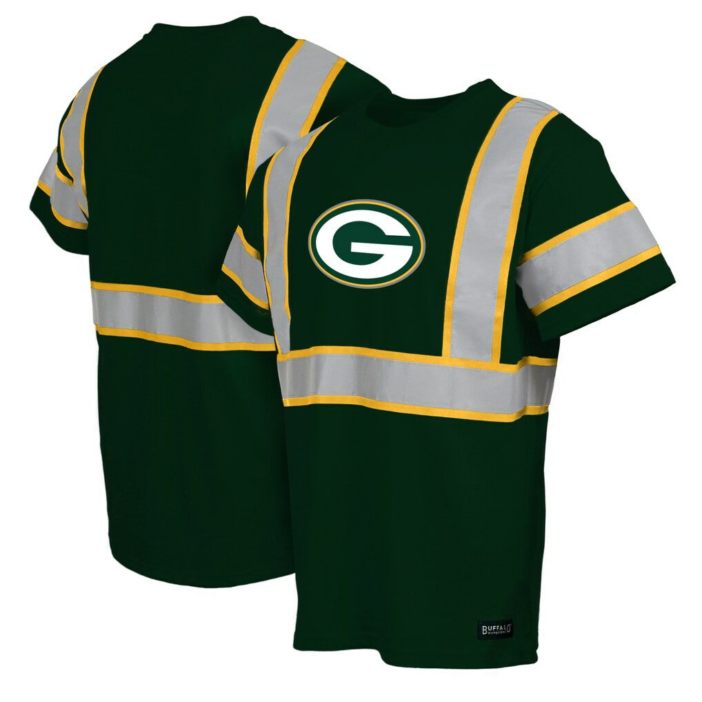 Green Bay Packers Safety Heavyweight T-Shirt - Green - NFL